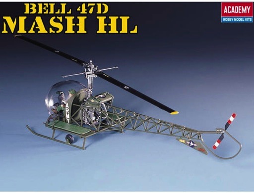 Photo du kit du Bell 47D Mash HL